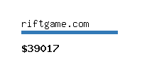 riftgame.com Website value calculator