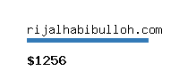 rijalhabibulloh.com Website value calculator