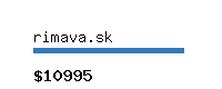 rimava.sk Website value calculator