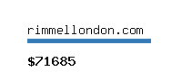 rimmellondon.com Website value calculator