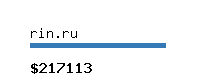 rin.ru Website value calculator