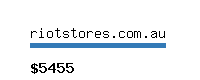 riotstores.com.au Website value calculator