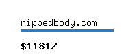 rippedbody.com Website value calculator