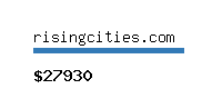 risingcities.com Website value calculator