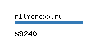 ritmonexx.ru Website value calculator