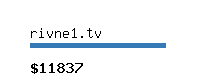 rivne1.tv Website value calculator