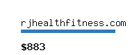 rjhealthfitness.com Website value calculator