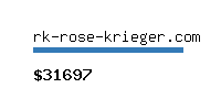 rk-rose-krieger.com Website value calculator