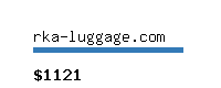 rka-luggage.com Website value calculator