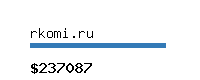 rkomi.ru Website value calculator