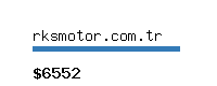 rksmotor.com.tr Website value calculator