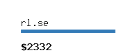rl.se Website value calculator