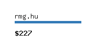 rmg.hu Website value calculator
