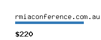 rmiaconference.com.au Website value calculator