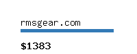 rmsgear.com Website value calculator