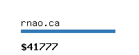 rnao.ca Website value calculator