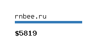 rnbee.ru Website value calculator