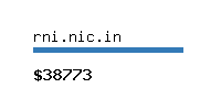 rni.nic.in Website value calculator