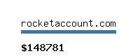 rocketaccount.com Website value calculator
