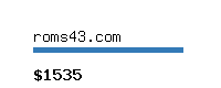 roms43.com Website value calculator