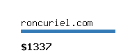 roncuriel.com Website value calculator