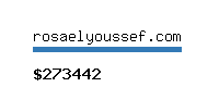 rosaelyoussef.com Website value calculator