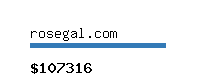 rosegal.com Website value calculator