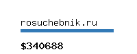 rosuchebnik.ru Website value calculator