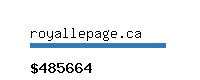 royallepage.ca Website value calculator