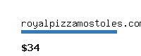 royalpizzamostoles.com Website value calculator