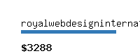 royalwebdesigninternational.com Website value calculator