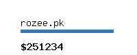 rozee.pk Website value calculator