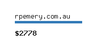 rpemery.com.au Website value calculator