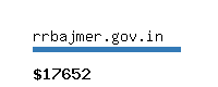 rrbajmer.gov.in Website value calculator