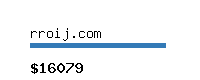 rroij.com Website value calculator