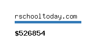 rschooltoday.com Website value calculator