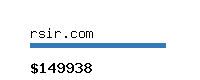 rsir.com Website value calculator