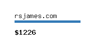 rsjames.com Website value calculator