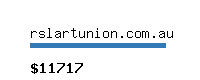 rslartunion.com.au Website value calculator