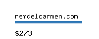 rsmdelcarmen.com Website value calculator