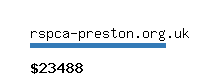 rspca-preston.org.uk Website value calculator