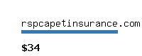 rspcapetinsurance.com.au Website value calculator