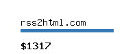 rss2html.com Website value calculator