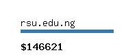 rsu.edu.ng Website value calculator