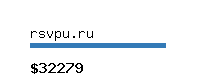 rsvpu.ru Website value calculator