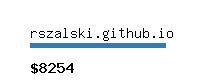 rszalski.github.io Website value calculator