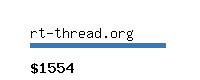 rt-thread.org Website value calculator