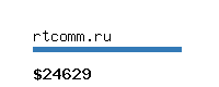 rtcomm.ru Website value calculator