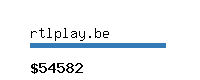 rtlplay.be Website value calculator
