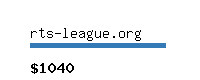 rts-league.org Website value calculator